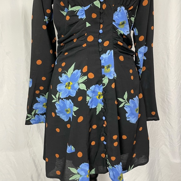 NWT Free People Date Night Mini Dress Moonlight Combo Size Small - Picture 3 of 13